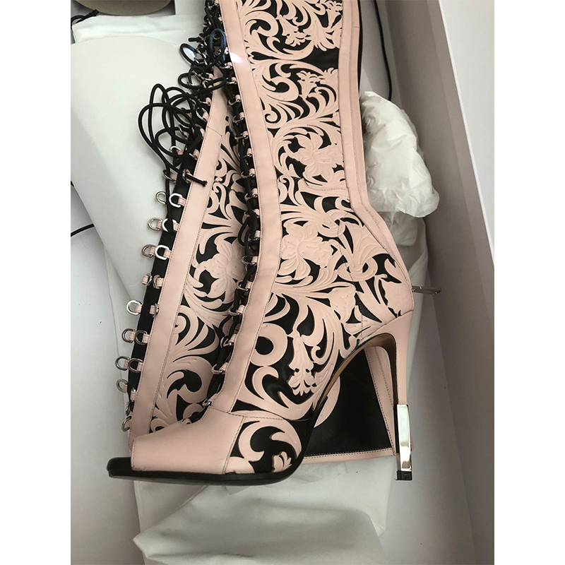 balmain campbell over the knee boot